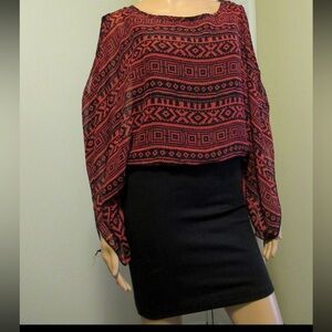 Bailey Girl Juniors Size Small Cold Shoulder Pencil Skirt Bodycon Dress NWT